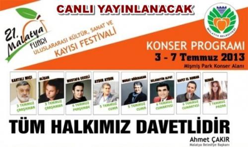 Malatya Fuarı 21. Uluslararası Kültür Sanat ve Kayısı Festivali