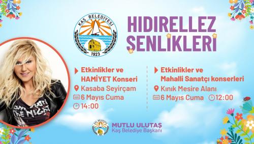 6 MAYIS HIDIRELLEZ ŞENLİĞİ HAMİYET KONSERİ