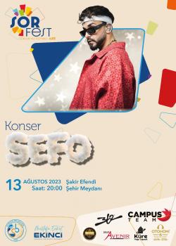 YOZGAT SORFEST 2023 GENÇLİK FESTİVALİ SEFO KONSERİ.