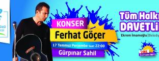 FERHAT GÖÇER 17 TEMMUZ 2014 BEYLİKDÜZÜ BELEDİYESİ YAZ KONSERLERİ