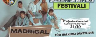 27 AĞUSTOS 2022 ÇİVRİL ULUSLARARASI 24.ELMA TARIM FESTİVALİ MADRİGAL KONSERİ