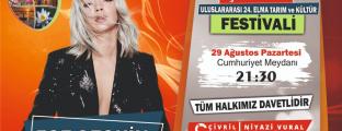 29 AĞUSTOS 2022 ÇİVRİL ULUSLARARASI 24.ELMA TARIM FESTİVALİ ECE SEÇKİN KONSERİ