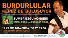 SÜMER EZGÜ 14 KASIM 2014 CUMA ANTALYA BURDURLULAR GECESİ