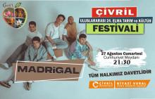 27 AĞUSTOS 2022 ÇİVRİL ULUSLARARASI 24.ELMA TARIM FESTİVALİ MADRİGAL KONSERİ